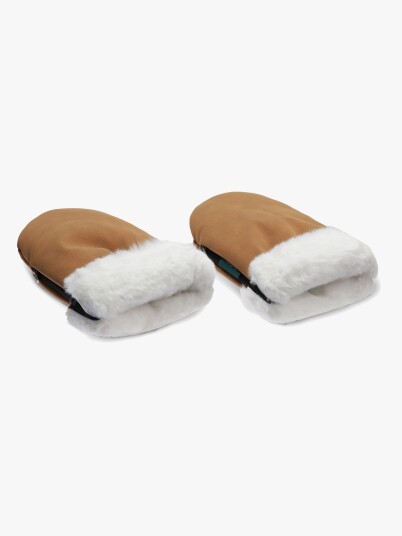 KongWalther Family Set Brown Faux Suede Østerbro Barnevognhansker KongWalther Family Set Brown Faux Suede Østerbro Barnevognhansker