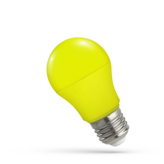 Spectrum Outlet: 5W Farget LED pære Gul E27