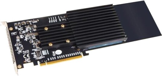 Sonnet M.2 NVMe PCIe Controller FUS SSD 4X4 E3S