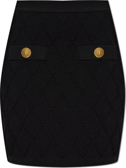 Balmain Dame Skjørt Svart XS, Balmain Dame Skjørt Svart XS,