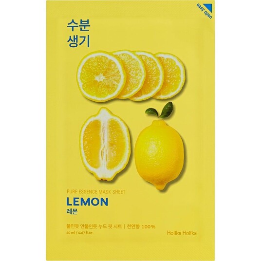 Holika Pure Essence Mask Sheet  Lemon