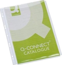 Q Connect Kangaroo Pockets 210 X 297 Mm A4 Gjennomsiktig Polyvinylklorid Pvc 1 Cm Tyskland