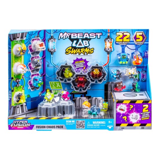 MrBeast Lab Swarms Fusion Chaos Figurer Pack