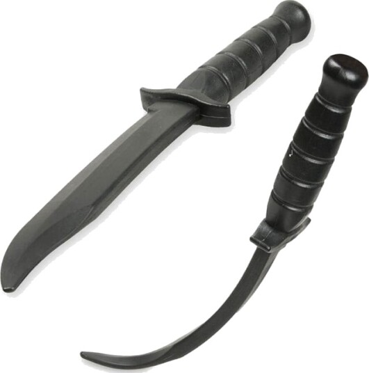 Gummi treningskniv dummy kniv svart ARW 5051