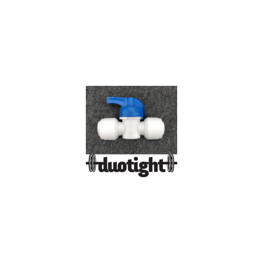 Stengeventil 9,5mm (3/8") Duotight Hurtigkobling