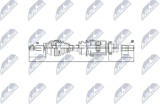 Nty Drivaksel NTY NPW FR 054