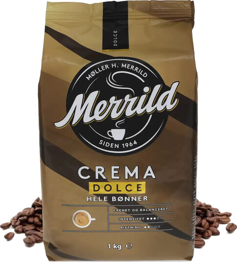 Merrild | Crema Dolce 1 kg kaffebønner Merrild | Crema Dolce 1 kg kaffebønner