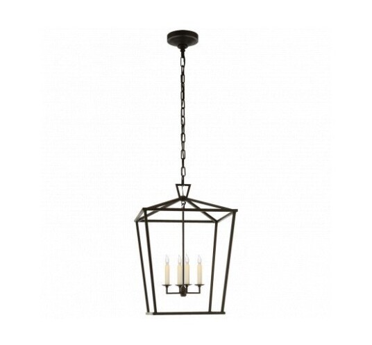 Darlana Medium Lantern Black Darlana Medium Lantern Black