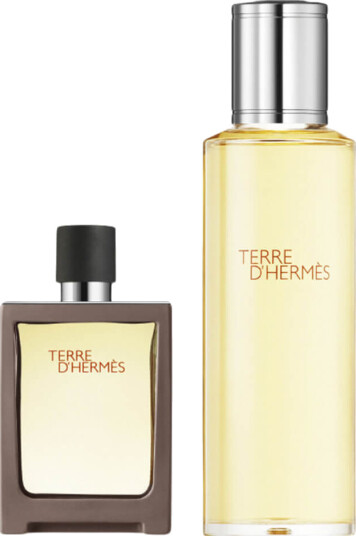 Hermès Terre d'Hermès Gavesett Parfyme 30ml Eau de Toilette med Refill 125ml Hermès Terre d'Hermès Gavesett Parfyme 30ml Eau de Toilette med Refill 125ml