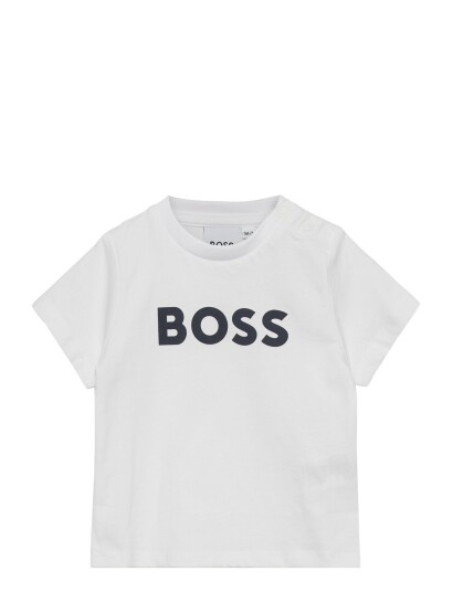 BOSS Short Sleeves Tee Shirt White 80