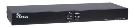 Argus As-9104Da - Kvm / Lydsvitsj - 4 X Kvm/Lyd - 1 Lokalbruker - Stasjonær, Rackmonterbar Argus As-9104Da - Kvm / Lydsvitsj - 4 X Kvm/Lyd - 1 Lokalbruker - Stasjonær, Rackmonterbar