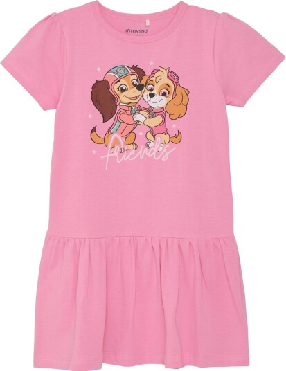 Minymo Dress Ss - Pink - 104 Minymo Dress Ss - Pink - 104