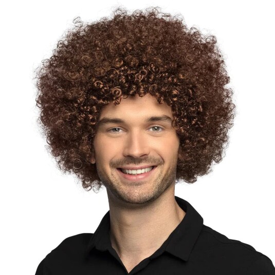Boland Parykk Afro Brun