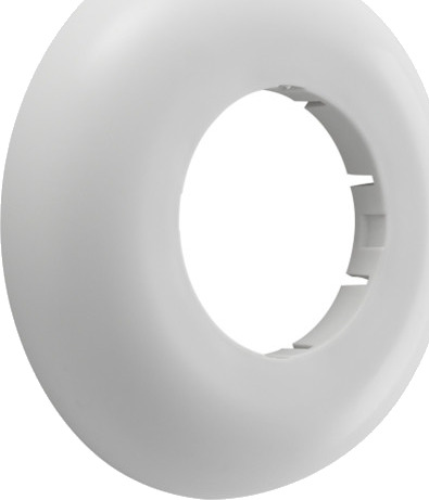 50 mm rosett hvit PP høyde 15 mm Geberit