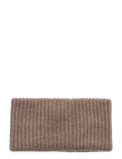 Davida Cashmere Rib Headband - Beige - ONE SIZE Davida Cashmere Rib Headband - Beige - ONE SIZE