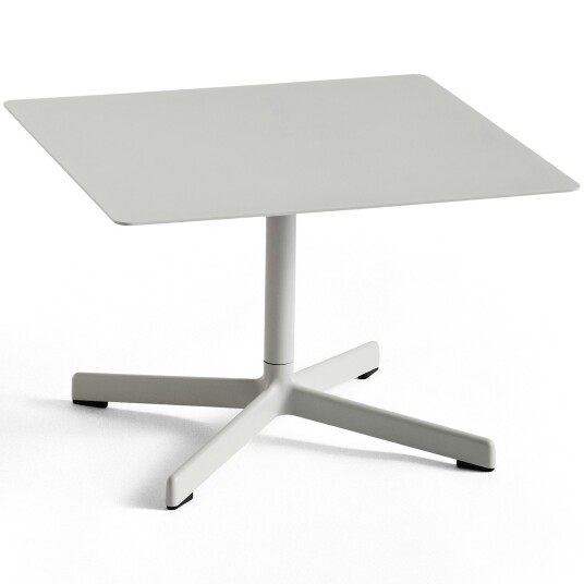 Hay Neu Low Table L60 X W60 X H40 / Sky Grey Utendørs Sofabord Stefan Diez Grå Metall Hay Neu Low Table L60 X W60 X H40 / Sky Grey Utendørs Sofabord Stefan Diez Grå Metall