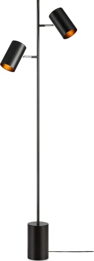 Twin 2 Gulvlampe Høyde 144 Cm Sort Twin 2 Gulvlampe Høyde 144 Cm Sort