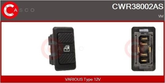 Bryter, vindusheis CASCO CWR38002AS