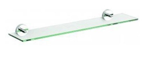 Hefe Epsom hylle, 62x13,3 cm, krom