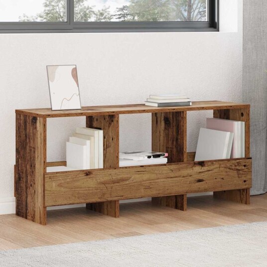 vidaXL Magasinreol Gammelt tre 102 x 30 x 45 cm vidaXL Magasinreol Gammelt tre 102 x 30 x 45 cm
