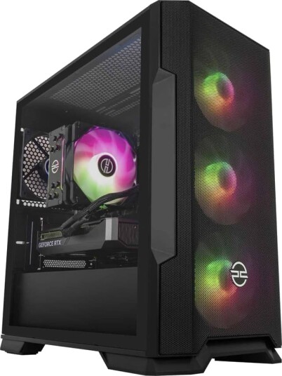PCSpecialist Core 224 R5 16 1TB 5060 stasjonær gaming PC PCS-D3169399 PCSpecialist Core 224 R5 16 1TB 5060 stasjonær gaming PC PCS-D3169399