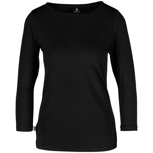 JOBELINE Malme Topp Dame 3/4 Arm Kokkeklær Svart 2XL