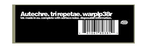 Autechre  Tri Repetae  LP/Vinyl