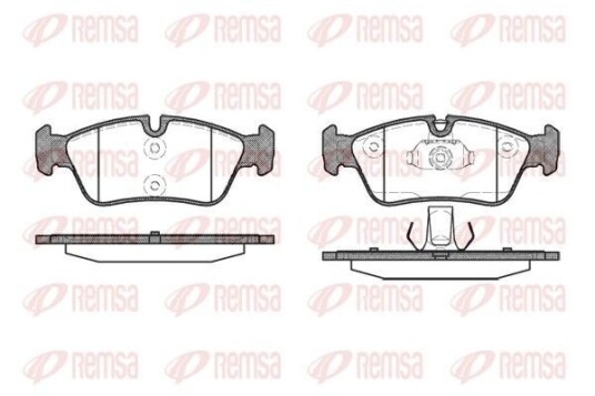 Bremseklosser REMSA 0384.40 Bremseklosser REMSA 0384.40