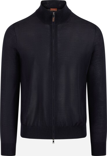 Fly3 Full zip jacket super140 merino wool XL blå herre