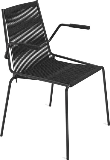 Thorup Copenhagen Noel Spisestol med Armlener Sort