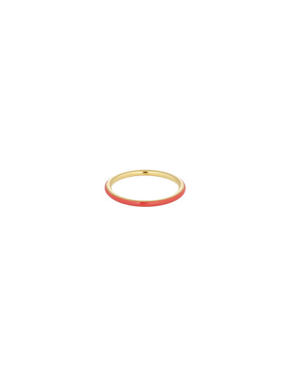 Design Letters Classic Stack Ring - Red - 52