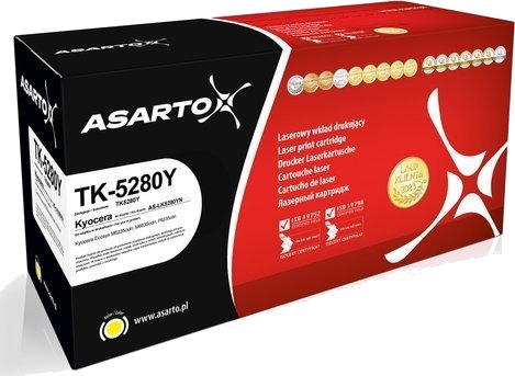 Asarto Toner Til Kyocera Tk5280y | Tk-5280Y | 11000 Sider | Gul