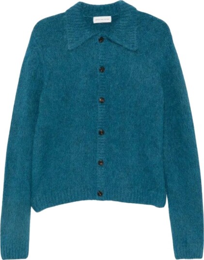 Dries Van Noten, Dame, Strikkevarer, Blå, M,