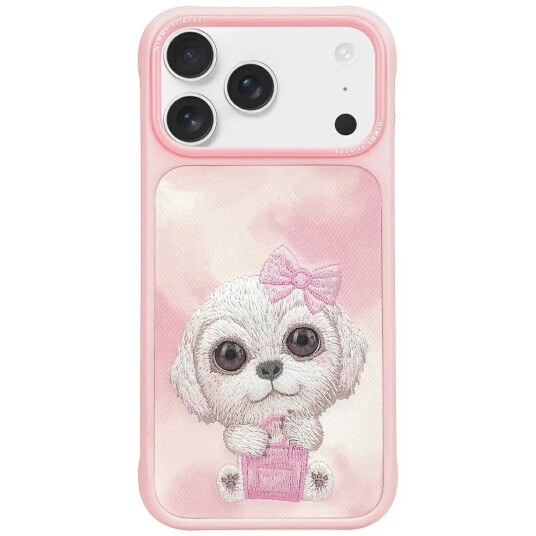 Nimmy Mobildeksel Big Eyed Pet 2.0 til iPhone 17 Pro Rosa