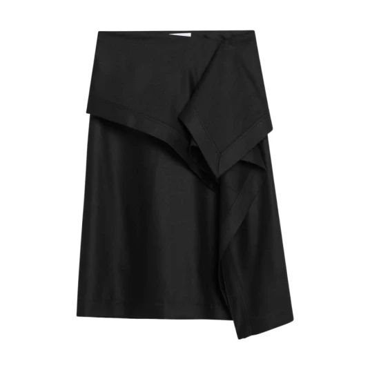 Ferragamo Dame Skjørt Svart 2XS, Ferragamo Dame Skjørt Svart 2XS,