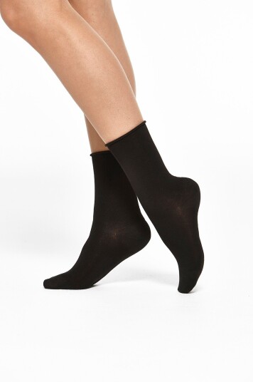 Vogue Sokk Bamboo Comfort Top SockSvart Vogue Sokk Bamboo Comfort Top SockSvart