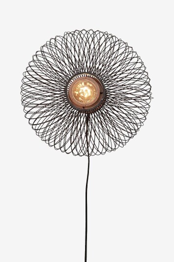 Good&Mojo   Vegglampe Cango 40x20 cm Svart