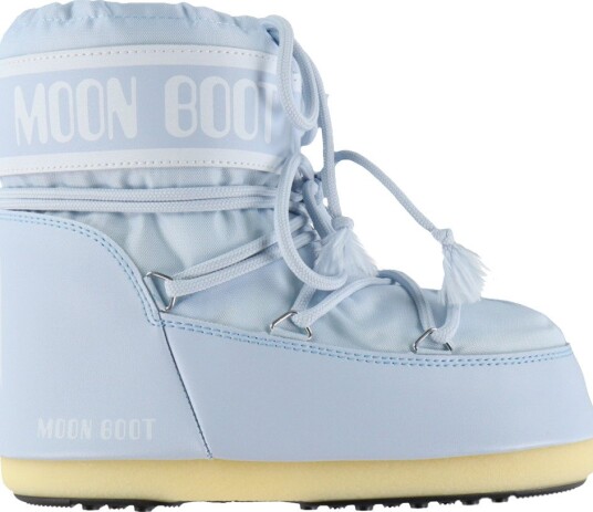 Moon Boot Icon Low Nylon Vinterstøvler Lyseblå 36-38