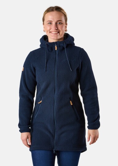 Nordkap Pile Coat W Navy 46 Vårjakker Nordkap Pile Coat W Navy 46 Vårjakker