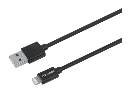 Essentials USB-A - Lightning Cable, MFi, 20cm, Black