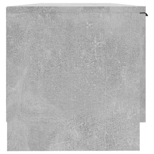 vidaXL TV-benk betonggrå 102x35x36,5 cm konstruert tre