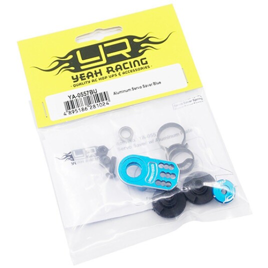 Yeah Racing YA-0557BU Aluminum Plate Servo Saver Blue