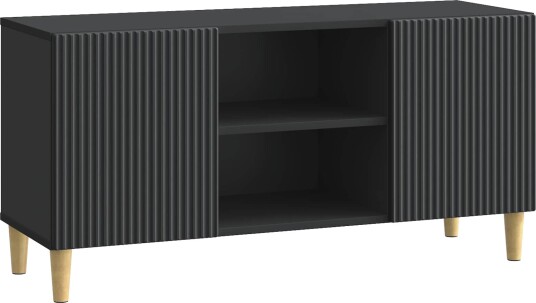  TV skap Svart 102 x 34,5 x 50 cm Konstruert tre