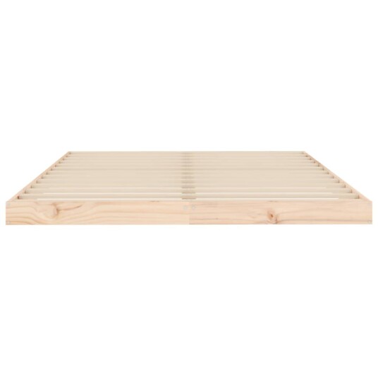 vidaXL Sengeramme 140x190 cm heltre furu 8720845639891