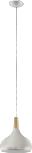Taklampe Sabinar - Børstet sølv/brun, 280 mm Taklampe Sabinar - Børstet sølv/brun, 280 mm