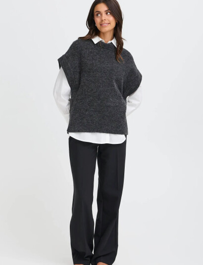 Fransa Frsanny Ve 1 - Grey - L Fransa Frsanny Ve 1 - Grey - L