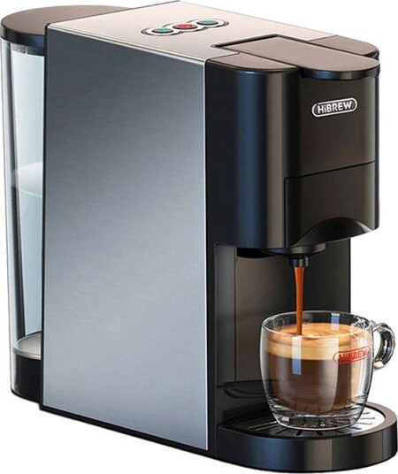HiBREW H3A 4-i-1 Kapsel Kaffemaskin - 1450W (19 bar / 1 liter) HiBREW H3A 4-i-1 Kapsel Kaffemaskin - 1450W (19 bar / 1 liter)
