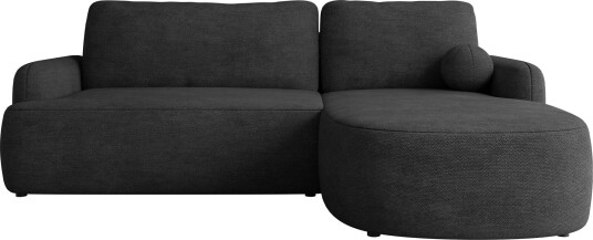 Branrel 3 seters sofa med divan Svart