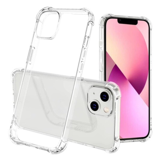 Mobildeksel Transparent TPU iPhone 15