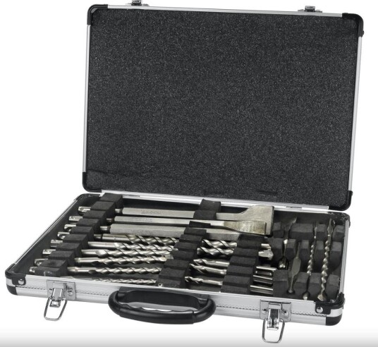Makita D-19180 15-delt SDS-Plus Bor- og Meiselsett med Aluminiumsveske Makita D-19180 15-delt SDS-Plus Bor- og Meiselsett med Aluminiumsveske